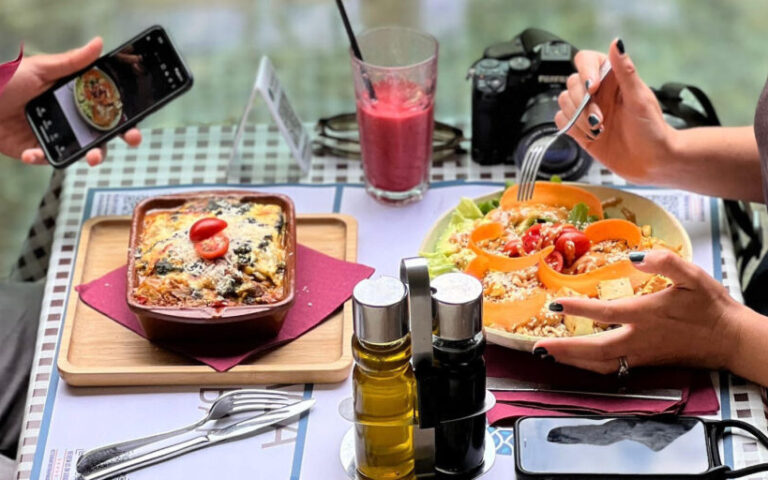 Vegetarian food in kotor restaurant